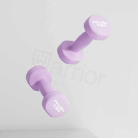 Haltères hexagonaux de gym en néoprène coloré, petits haltères souples pour la musculation, haltères de Pilates à vendre