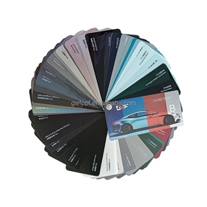 TPU color PPF película muestra Color tarjeta 200 + colores cambio de color película de envoltura para envoltura de coche personalizado - Product Image 1