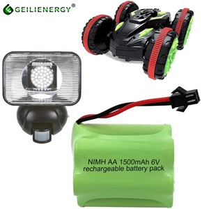 Geilienergy קיבולת גבוהה <span class=keywords><strong>AA</strong></span> גודל 1.2V 2.4v <span class=keywords><strong>4.8v</strong></span> 6V 1000mah <span class=keywords><strong>1500mah</strong></span> 2000mah Nimh היברידי חבילת סוללות נטענת <span class=keywords><strong>Ni-mh</strong></span> החובט - Product Image 2