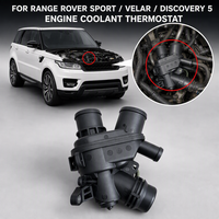 Pour Land Rover Range Rover Sport L494 Velar L560 Discovery 5 3.0T Thermostat de Refroidissement LR107288 LR117568 AJ814048