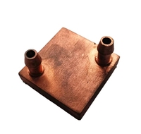 Bloc de refroidissement à eau en cuivre pour ordinateur, Kit de radiateur, dissipateur thermique, CPU GPU