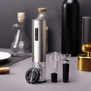 Ensemble d'ouvre-bouteille rechargeable avec ligne USB Ouvre-bouteille automatique Tire-bouchon avec coupe-feuille - Product Image 2