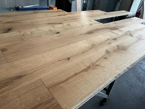 Sàn gỗ lát ghép kiểu <span class=keywords><strong>rustic</strong></span>, gỗ sồi, chưa hoàn thiện và đã hoàn thiện, khổ rộng kiểu châu Âu - Product Image 6