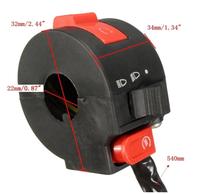 Interrupteur de démarrage et d'arrêt gauche pour scooter chinois, VTT, quad avec guidon de 7/8 pouces (22 mm) et 8 fils