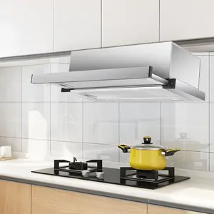 60cm Mini Kitchen Air Smoke Extractor Cooker Hood Built In Stainless Steel Range Hood Under Cabinet Smart Kitchen Hood