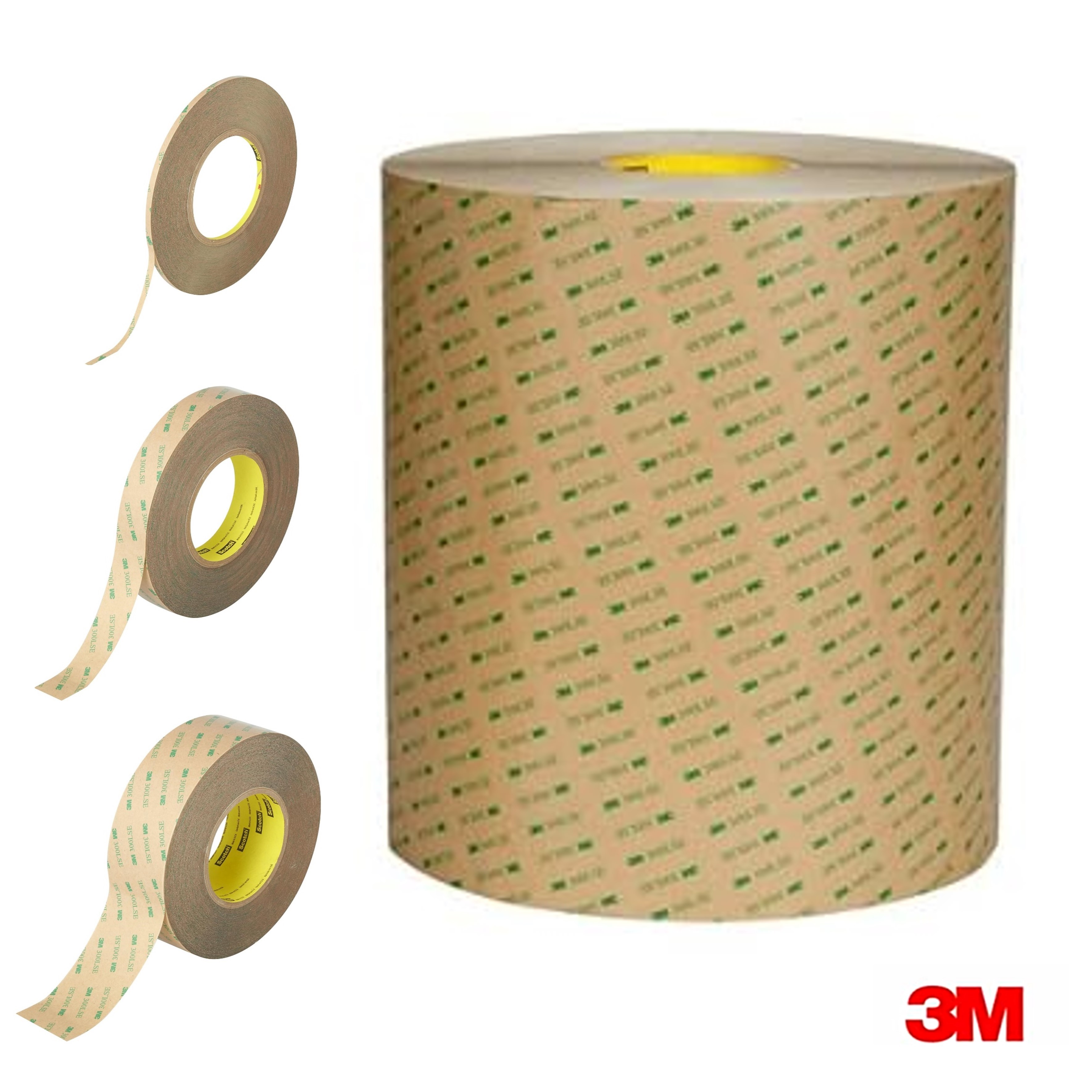 Application Transparent Double Sided Sheets Self Adhesive Tape Roll