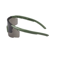 Lunettes tactiques interchangeables anti-buée Lunettes de sécurité pour tir tactique balistique anti-impact