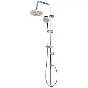 不锈钢淋浴滑杆淋浴浴室便携式臂水龙头管