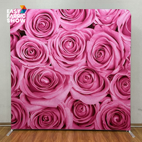 Standing backdrop dinding bunga baru untuk fotografi pernikahan, dekorasi dinding bunga untuk pernikahan