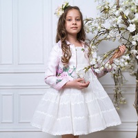 Dresses For Kids Guangzhou Factory Summer Spaghetti Strap Girls White Dresses For Kids Children