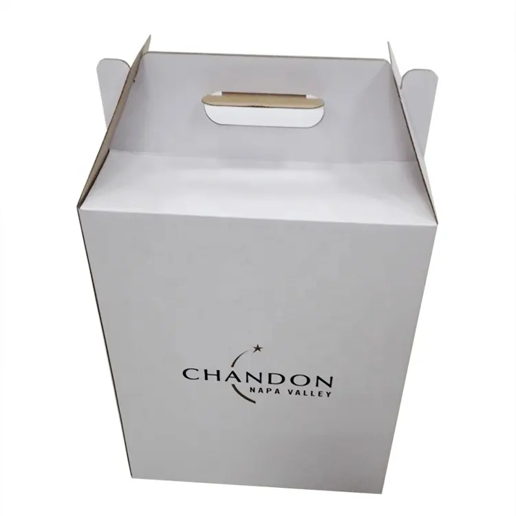 Vietnam cina fabbrica spedizione scatole regalo vino cartone all'ingrosso confezione da 6 portabottiglie scatola di carta