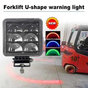 Lampu pengaman forklift LED 30W, lampu peringatan bahaya sinar busur belakang