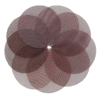Disque abrasif en velcro pour voiture, en oxyde d'aluminium et carbure de silicium, maille violette, disponible en OEM, pour le travail du bois