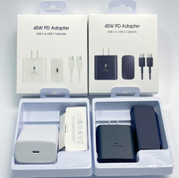 Chargeur rapide PD 45W Type-C vers C pour Samsung, prise UK US EU, pour chargeur Samsung, pour Samsung S26 S25 S24 S23