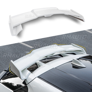 Aileron de coffre arrière pour Toyota C-HR, grande extension de toit, couvercle de garniture, lèvre en carbone, accessoires auto CHR 2016-2019 - Product Image 2