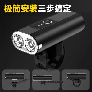 Phare de vélo Micro T2 Led, 4 modes, étanche, rechargeable, pour la conduite sur route et VTT - Product Image 5
