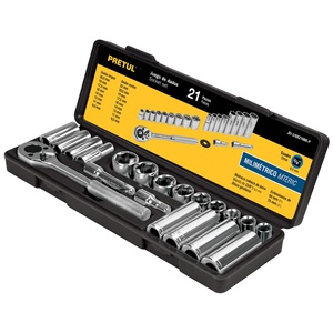 JD-3 pretul/8X21MM-P ชุดเครื่องมือขนาด21นิ้วซ็อกเก็ตบินชุบโครเมียมขนาด3/8นิ้วสำหรับงานช่างซ็อกเก็ตบีแรงกระแทกเกรด DIY งาน OEM สามารถปรับแต่งได้ - Product Image 2