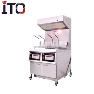 Freidora de <span class=keywords><strong>patatas</strong></span> <span class=keywords><strong>fritas</strong></span> de acero inoxidable, equipo de cocina de Gas, máquinas de aperitivos comerciales, freidora eléctrica de <span class=keywords><strong>patatas</strong></span> <span class=keywords><strong>fritas</strong></span> - Product Image 4