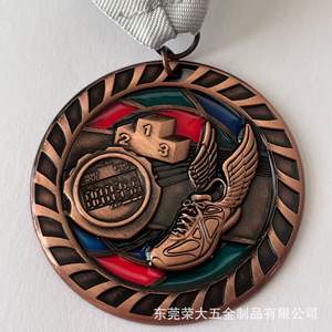 Plaques de trophées de médailles en alliage de zinc imprimées UV écologiques de haute qualité pour les jeux de sport Business Awards en matériau MDF - Product Image 6