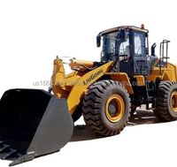 Chargeuse frontale d'occasion Liugong 856H 5 tonnes, chargeuses sur pneus Liugong d'occasion, chargeuse Caterpillar Cat 966H en stock