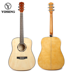 Nice Quality Solid Handmade Acoustic Folk Guitar - Product Image 3