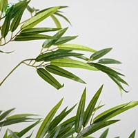 Bambou Artificiel de 150 cm de Haut pour l'Aménagement Intérieur de la Maison et du Bureau, Grande Plante en Pot Décorative, Feuillage Inspiré de la Nature