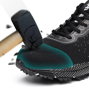 50% de Descuento en Zapatos de Seguridad JIANKUN ASTM CE Ligeros para <span class=keywords><strong>Hombre</strong></span>, Calzado de Trabajo Transpirable con Malla Antideslizante y Puntera de Acero, Estilo Moderno - Product Image 3