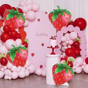 Globos de <span class=keywords><strong>Fresa</strong></span>, 6 Piezas, Globos de Frutas Dulces para Decoración de Fiestas de Cumpleaños, Fiesta Temática de <span class=keywords><strong>Fresa</strong></span>, Baby Shower, Revelación de Género - Product Image 4