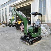 Mini Excavadora Multifuncional Económica, Excavadora a Escala 1:35 para Obras de Construcción