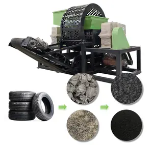 high output automatic rubber grinding machine tire recycling machine to grind tire grinding rubber powder tire grinding