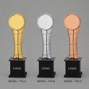 Championship <b>Trophy</b> in Standard Size & Design Die Casting Metal with Chrome Finish UV Printing Portable Laser Engraved - Product Image 1