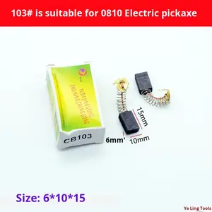 Escobillas de Carbón para Taladros Eléctricos, Martillos Rotatorios, Amoladoras Angulares, Máquinas de Corte, Tipo Resorte, Universal, Varios Modelos, China, 1 Año - Product Image 6