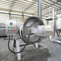 Chaudière à double enveloppe en acier inoxydable de 1000 L / Marmite de cuisson avec chauffage à la vapeur, électrique ou au gaz - Inclinable ou fixe, personnalisable