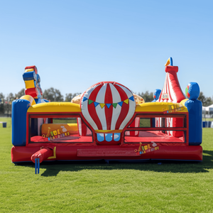 Castillo Inflable de Circo, Noria Inflable, Casa de Brinco Inflable, Parque Infantil Inflable con Certificación CE <span class=keywords><strong>para</strong></span> Parques de Diversiones al Aire Libre - Product Image 3