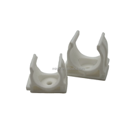 Collier de serrage en U en PVC blanc pour câble d'alimentation en eau, 20mm 25mm, fabriqué en Chine