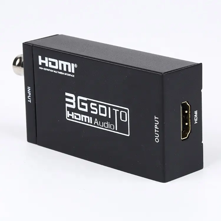หมายเหตุ US/EU/UK/AU Power กรุณา 1080P SDI To HD Converter รองรับอินพุต hd และสัญญาณ 3G-SDI/HD-SDI