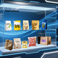Sacs en plastique laminés personnalisés à fermeture arrière pour emballages de snacks, de chips, de pop-corn et de croustilles
