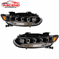 Phares à LED matriciels à succès avec 5 lentilles de projecteur, amélioration modifiée Ascend pour Honda Accord 2019-2022