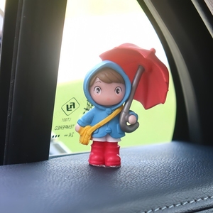 2025 guérison série mignon en peluche tableau de bord décorations résine petite voiture ornements pour femmes en gros nouvelles décorations de voiture - Product Image 6