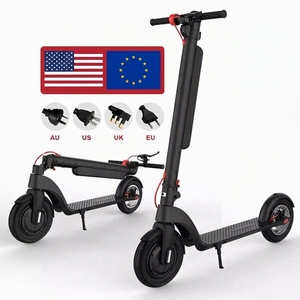Patinete Eléctrico Plegable de Aluminio para la UE y EE. UU., 25 km/h, X8, 250 W, 10 Pulgadas, 10 Ah, Motor en el Eje, Monopatín Eléctrico para Adultos, Patinete <span class=keywords><strong>con</strong></span> Pedales - Product Image 1