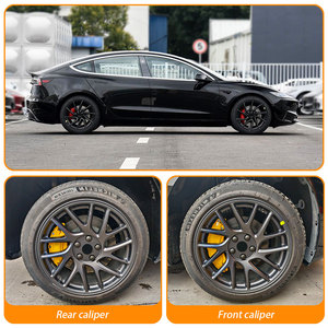 Nouvelles protections d'étriers <span class=keywords><strong>de</strong></span> <span class=keywords><strong>frein</strong></span> en alliage d'aluminium, 4 pièces, 12 couleurs, pour <span class=keywords><strong>Tesla</strong></span> <span class=keywords><strong>Model</strong></span> <span class=keywords><strong>3</strong></span> reconditionné 2024 2025 - Product Image 6