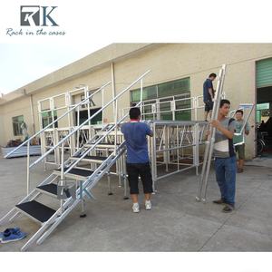 Non-slip <b>Platform</b> <b>Stage</b> for Events Aluminum Adjustable Height <b>Stages</b> - Product Image 2