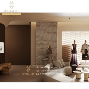 ชั้นโชว์เสื้อผ้าของผู้หญิงสำหรับร้านเสื้อผ้าหรูหราใช้ตกแต่งร้านเสื้อผ้าตามสั่ง - Product Image 4