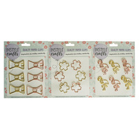 Bowknot forme trombone mignon métal trombones drôle signet planificateur trombones décoratifs pour l'école bureau maison