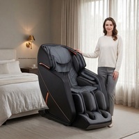 Fauteuil de massage moderne avec support ergonomique, en cuir écologique et matériaux durables, pour la maison et le bureau