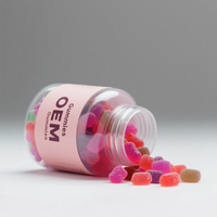 Complément de beauté à marque privée pour adultes : Gommes de biotine pour la croissance des cheveux et la santé de la peau, saveur myrtille, 60 unités