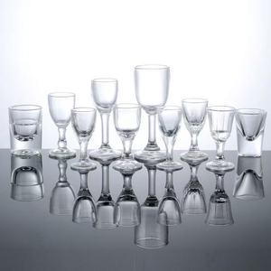 Copas de Cristal Clásicas Retro Transparentes para Vino Blanco, Vino Tinto, <span class=keywords><strong>Brandy</strong></span> y Chupitos, Capacidad de 200 ml - Product Image 2
