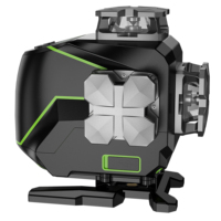 Niveau laser professionnel Huepar S04CG 4D à faisceau vert pour lignes croisées