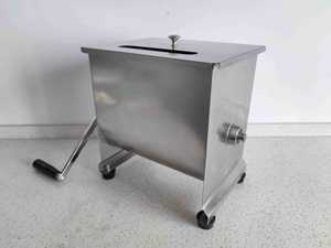 Impastatrice Manuale Commerciale da Tavolo in Acciaio Inox 40L per Impastare Carne, Verdure e Carne Macinata, Nuovo Modello Grande - Product Image 6