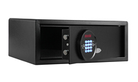 Coffre-fort d'hôtel pour ordinateur portable avec écran LCD et rétroéclairage des boutons, coffre-fort économique à verrouillage motorisé pour écran LCD